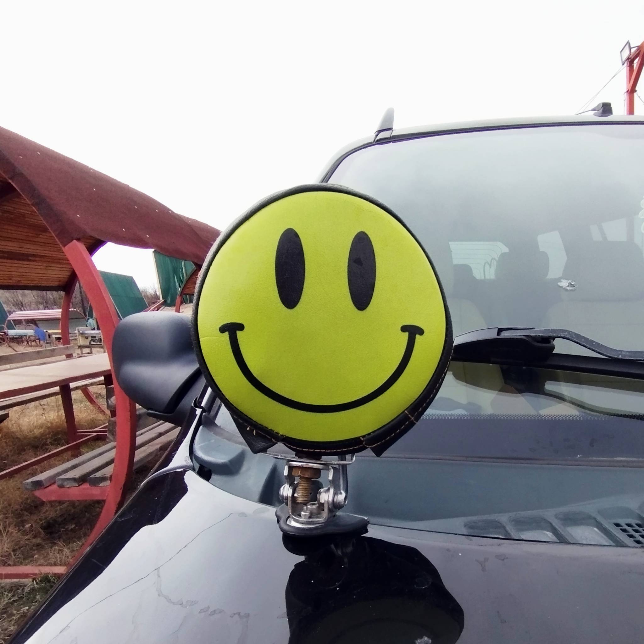 Off Road Led Sis Lamba Kılıfı - Gülen Yüz